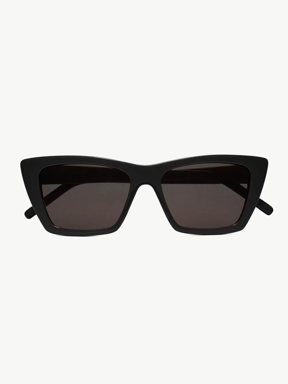 Saint Laurent Black Angular Cat-Eye Sunglasses